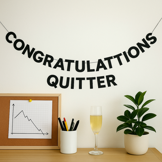 CONGRATULATIONS QUITTER