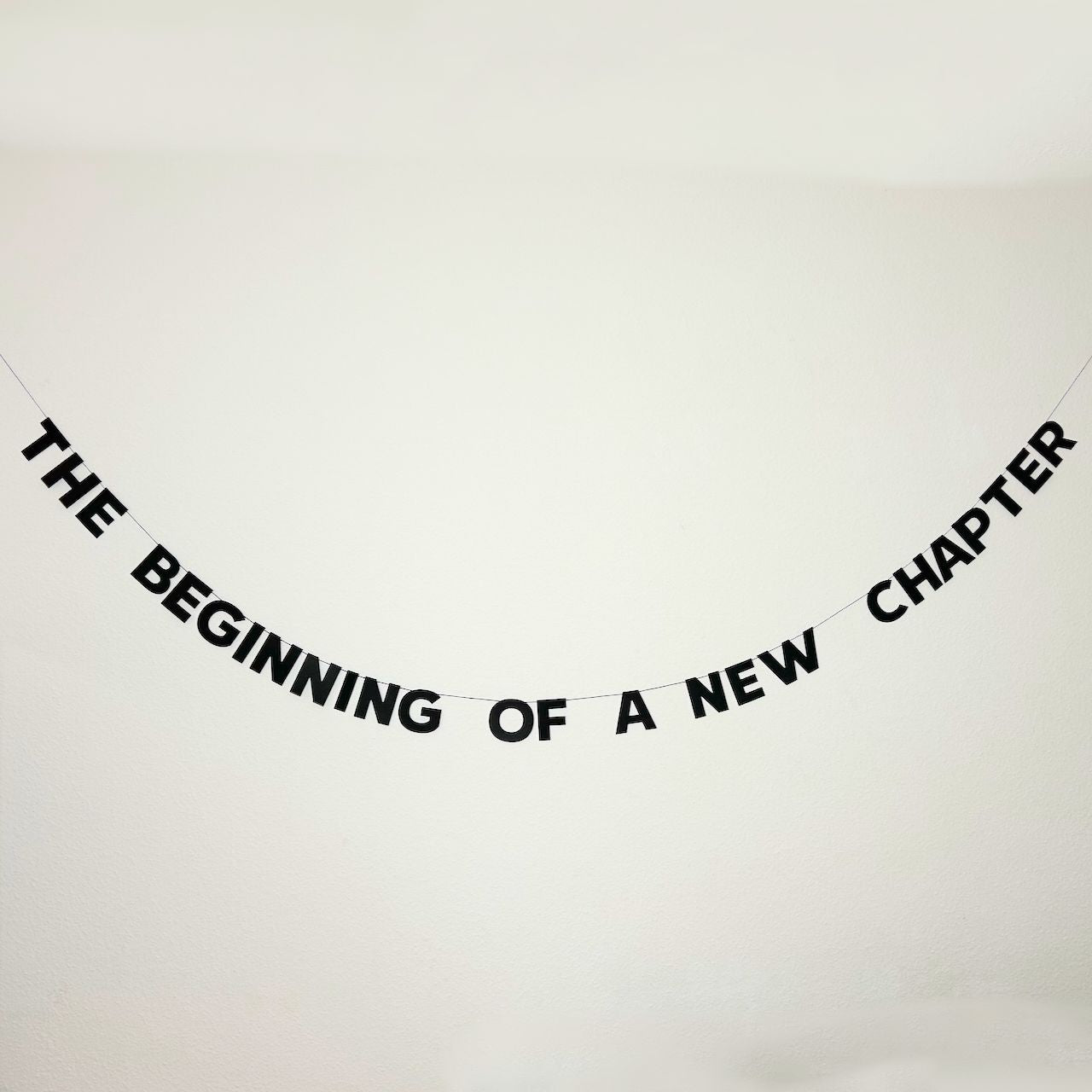 THE BEGINNING OF A NEW CHAPTER